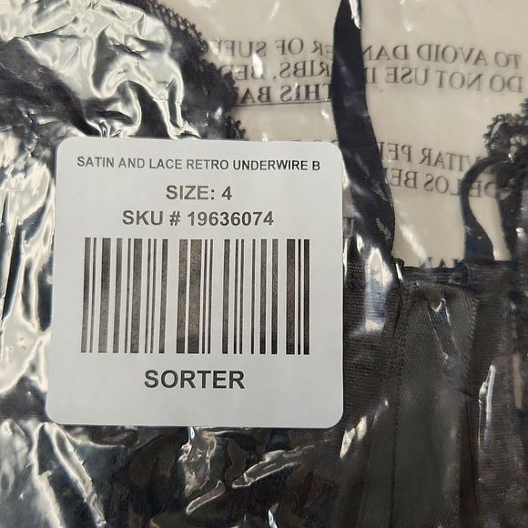 ❤️NWT VINTAGE TORRID BRA SATIN LACE RETRO STRAPPY UNDERWIRE BRALETTE ADJUSTABLE - Picture 8 of 11